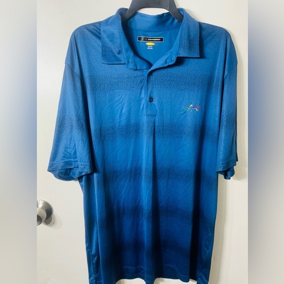 Big Men Greg Norman Performance Polo XXL Country Club Golf Fisherman Resortwear - Picture 1 of 4
